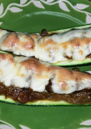 ズッキーニの余りカレー丸ごとチーズ焼き-レシピのメイン写真