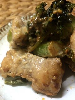 セロリと鶏肉の味噌マヨ炒め-レシピのメイン写真
