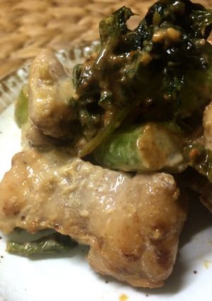 セロリと鶏肉の味噌マヨ炒め-レシピのメイン写真