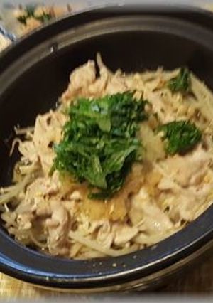 タジン鍋で作る「豚肉みぞれ」-レシピのメイン写真