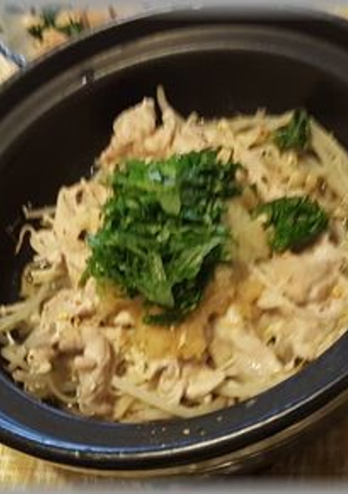 タジン鍋で作る「豚肉みぞれ」-レシピのメイン写真