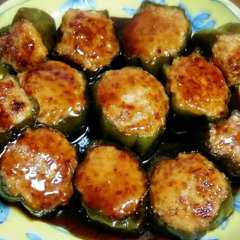 รูปของ 簡単！ピーマンの肉詰め
