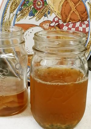 パッションフルーツフレーバーの紅茶キノコ-レシピのメイン写真