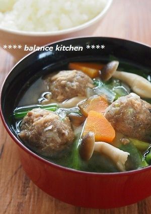 時短・簡単!いわし缶でつみれ汁-レシピのメイン写真