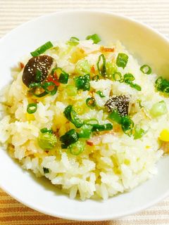簡単!玉ねぎスープで洋風炊き込み御飯!-レシピのメイン写真