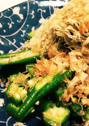 糸引きオクラのとろろ昆布かけ-レシピのメイン写真