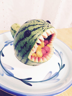 すいかサメ作ってみた!-レシピのメイン写真