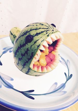 すいかサメ作ってみた！-レシピのメイン写真