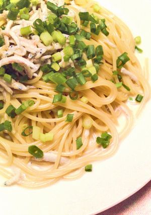 しらすとあさつきの和風クリームパスタ-レシピのメイン写真
