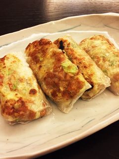 生春巻きの皮で納豆のカリカリモチモチ餃子-レシピのメイン写真