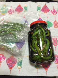 青唐辛子の醤油漬け-レシピのメイン写真