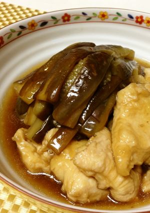 パンチで簡単★柔らかい鶏胸肉となすの煮物-レシピのメイン写真