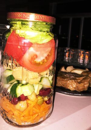 ジャーサラダ-レシピのメイン写真