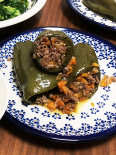 ピーマンの肉詰め(蒸し焼き)-レシピのメイン写真