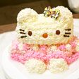 簡単おすわりキティちゃんケーキ