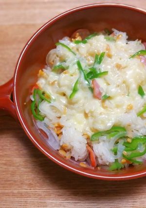 ◆納豆ピザライス◆-レシピのメイン写真