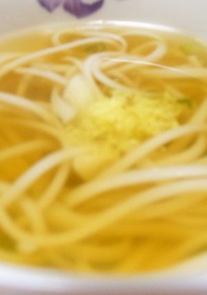ひや麦　　汁物　超簡単　-レシピのメイン写真