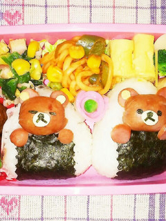 リラックマのおにぎり弁当 '`ィ(´∀`-レシピのメイン写真