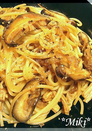 きのことオニオンが旨い！秘密のワイルドパスタ-レシピのメイン写真