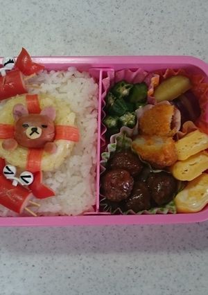 リラックマの夏 キャラ弁-レシピのメイン写真