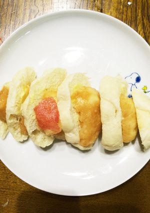 白パンともものカプレーゼv-レシピのメイン写真