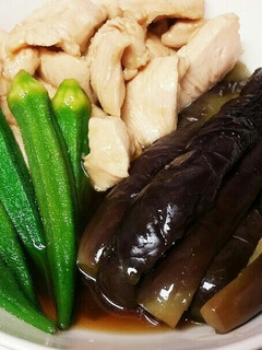 むね肉と夏野菜のさっぱり煮浸し-レシピのメイン写真