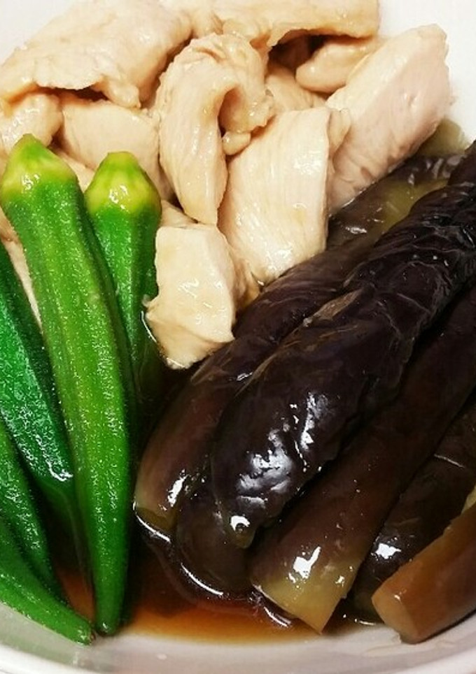 むね肉と夏野菜のさっぱり煮浸し-レシピのメイン写真