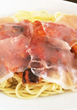 生ハムとチーズのトマトパスタ-レシピのメイン写真