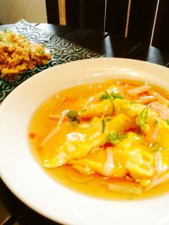 とろとろカニカマあんかけカニ玉風-レシピのメイン写真