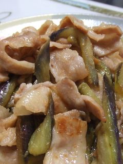 ナスと豚肉の生姜焼き風-レシピのメイン写真