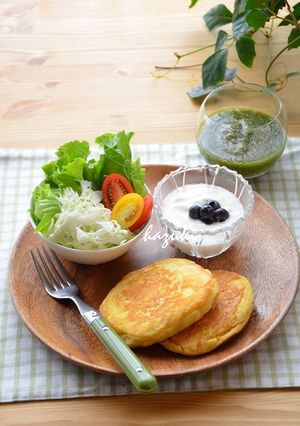 糖質制限　おからパウダーのパンケーキ-レシピのメイン写真