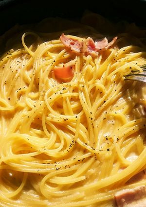 味噌クリームパスタ-レシピのメイン写真