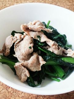 空芯菜と豚肉の中華炒め-レシピのメイン写真