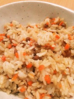 卵なし！納豆しらす炒飯-レシピのメイン写真