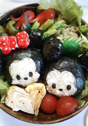 キャラ弁当ツムツム、ミッキーマウス-レシピのメイン写真