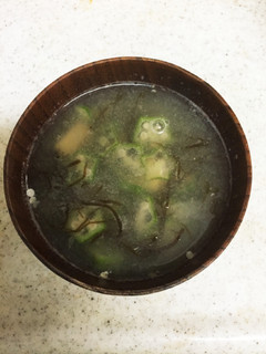 オクラともずくの味噌汁-レシピのメイン写真
