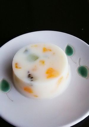 【離乳食後期】ミルクフルーツ寒天-レシピのメイン写真