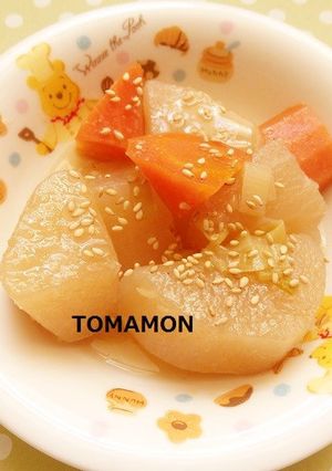 ズボラOK超時短で作る大根にんじんお酢煮-レシピのメイン写真