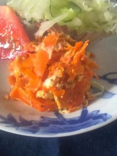 洋風人参シリシリ卵焼き-レシピのメイン写真