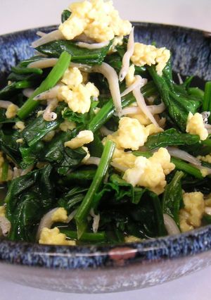 春色ほうれん草としらすのおひたし-レシピのメイン写真