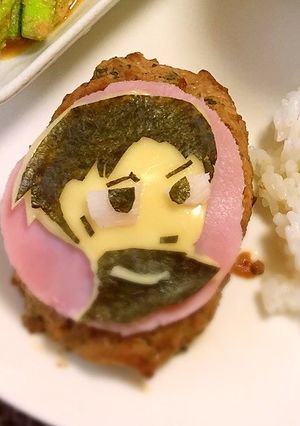 進撃の巨人☆リヴァイ兵長（キャラ弁に♪）-レシピのメイン写真