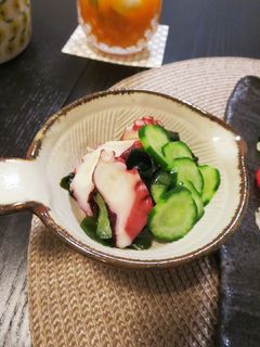 タコと胡瓜の酢の物-レシピのメイン写真