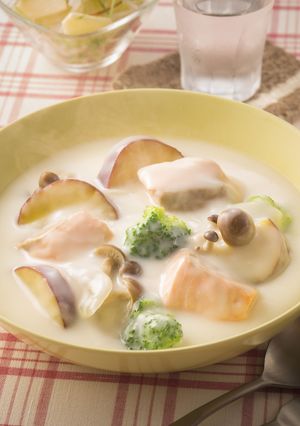 鮭とさつまいものクリームシチュー-レシピのメイン写真