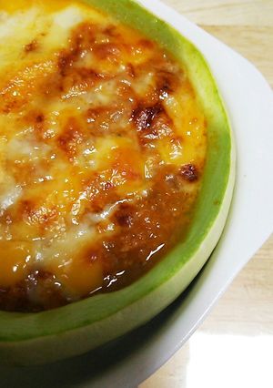 丸ズッキーニのボロネーゼ風チーズ焼き-レシピのメイン写真