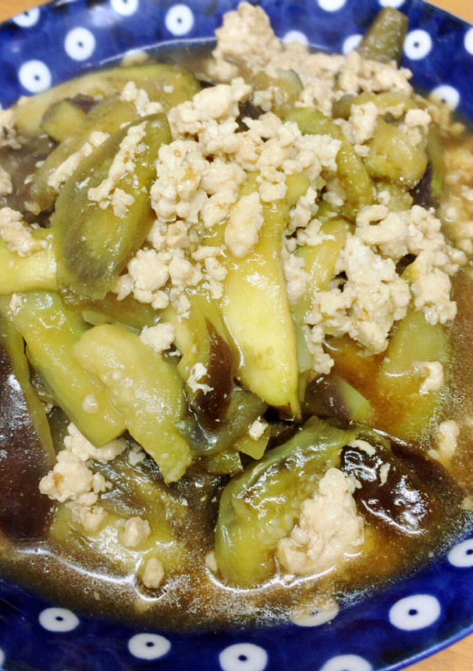 簡単♫なすと鶏ひき肉炒め-レシピのメイン写真