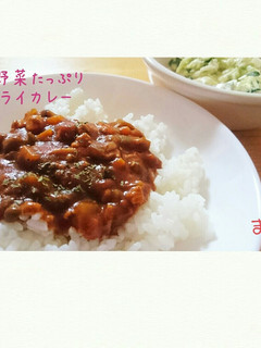 夏野菜たっぷりドライカレー-レシピのメイン写真