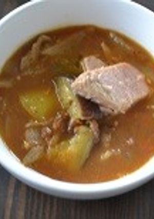 夏野菜いっぱいのシーチキンスープカレー-レシピのメイン写真