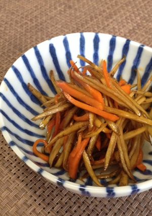 recipe☆★ごぼうと人参のきんぴら-レシピのメイン写真
