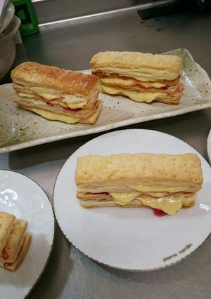 パイシートとジャムで簡単ミルフィーユ-レシピのメイン写真