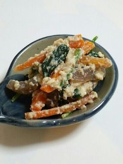 栄養満点☆ほうれん草の白和え-レシピのメイン写真